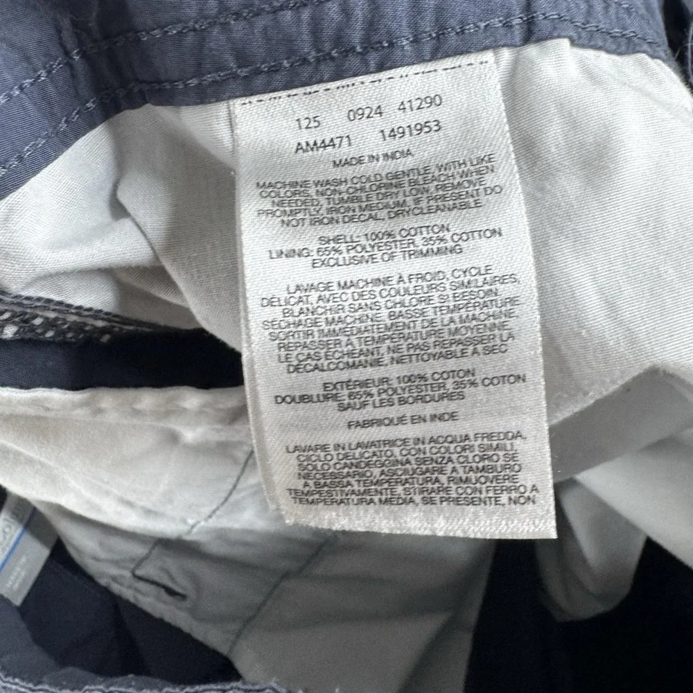 Columbia Shorts Mens 32 Gray Chino Cotton Canvas Lined Pockets Summer Outdoor